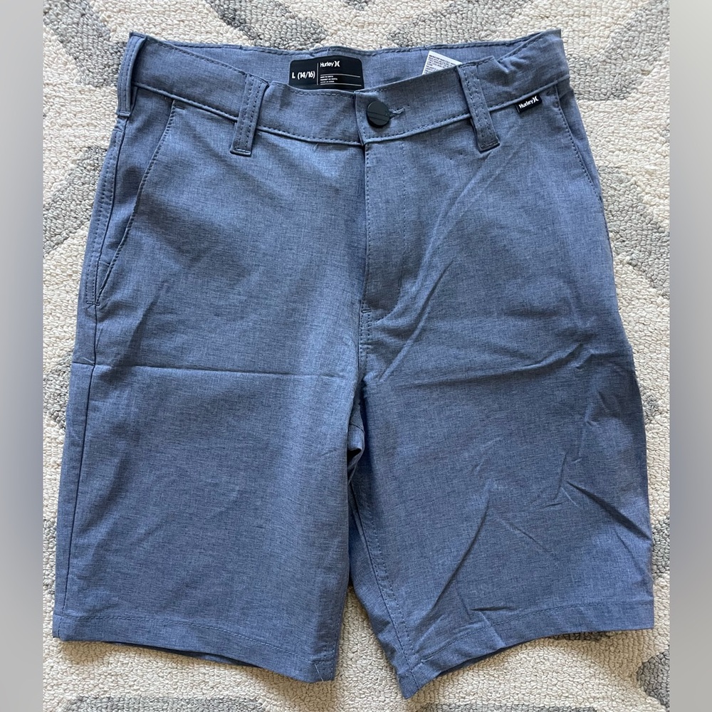 Boys Hurley size L (14/16) waterproof swim/walking shorts. $50 Retail.  BNWT